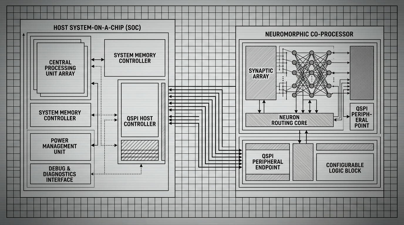 Neuromorphic Processor Hardware Integrating a Neuromorphic Co-Processor Into Your Stack